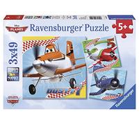 Ravensburger - 09322 - Puzzle Enfant Classique - Planes - Dusty Et Ses Amis - Planes - 3 x 49 Pièces