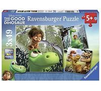 Ravensburger - 09406 - Puzzle Arlo- Le Gentil Dinosaure - 3 Puzzles - 49 Pièces