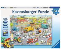 Ravensburger - 10558 8 - Puzzle - Les Véhicules de La Ville - 100 Pièces