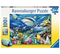 Ravensburger - 109517 - Puzzle Récif De Requins 100 Pièces