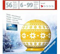 Ravensburger 11269 - Puzzle-Ball Boule de Noël motif norvégien, 54 pièces