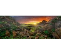 Ravensburger 12000046 Puzzle 12000046 Soleil sur l'Islande 1000 pièces pour Adultes et Enfants à partir de 14 Ans, Puzzle de Paysage au Format panoramique