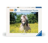 Ravensburger 12000210 12000210 Puzzle Cheval dans Le Champ de Colza 500 pièces pour Adultes et Enfants à partir de 10 Ans