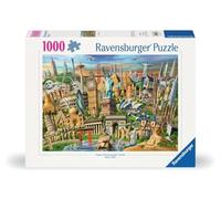 Ravensburger 12000332 12000332 Puzzle de 1000 pièces pour Adultes et Enfants à partir de 14 Ans, Motif Big Ben, Statue de la liberté et Plus Encore