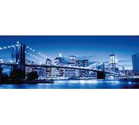 Ravensburger 12000438 Puzzle New York Lumineux, 1000 pièces, pour Adultes et Enfants à partir de 14 Ans, Puzzle de New York au Format panoramique