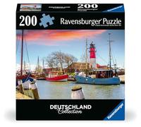Ravensburger 12001476 12001476 - Le Port de Büsum - Puzzle de 300 pièces - Collection Allemande pour Adultes à partir de 14 Ans