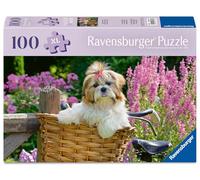 Ravensburger Puzzle 12001731 – Petit chien mignon – 100 pièces, grandes pièces faciles à saisir