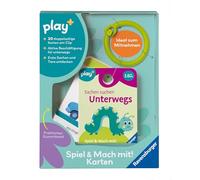 Ravensburger 12034054 Play+ Jeu et Mach Sachen Chercher : en déplacement, Cartes d'activités pour Tout-Petits, Jouets à partir de 18 Mois