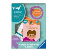Ravensburger 12034057 Play+ Jouez et participez ! Cartes : Découvrez Les Sensations - Cartes d'activités pour Les Tout-Petits, Jouets à partir de 24 Mois