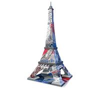 Ravensburger - 12580 - Puzzle 3D - Tour Eiffel Flag - 216 Pièces