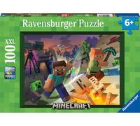 Ravensburger 13333 Puzzle Monster Minecraft 100 pièces XXL 13333