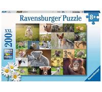 Ravensburger - Puzzle Enfant - Puzzle 200 pièces XXL - Adorables bébés Animaux - À partir de 8 Ans - Puzzle de qualité supérieure - Carton épais et résistant - Animaux - 13353