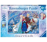 Puzzle 100 Pièces : Pièces XXL - La Reine des Neiges - Pièces éteincelantes,