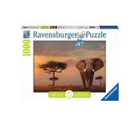 Puzzle 1000 Pièces Nature Edition No 13 - Eléphant Dans Le Parc National Du Masaï Mara