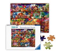 Ravensburger - 16685 - Puzzle Classique - Le Monde des Livres - 2000 Pièves