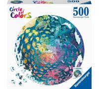 Ravensburger 17170 Puzzle Cercle des couleurs - Océan et sous-marin 500 Teile 17170