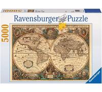Puzzle 5000 pièces Ravensburger Mappemonde antique Multicolore G