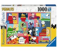 Ravensburger 17539 Peanuts Moments - Puzzle Snoopy - 1000 pièces - pour Adultes et Enfants à partir de 14 Ans - Jaune