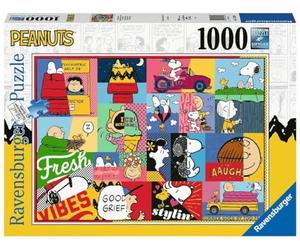 Ravensburger 17539 Peanuts Moments - Puzzle Snoopy - 1000 pièces - pour Adultes et Enfants à partir de 14 Ans - Jaune