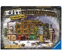 Ravensburger 18233 Calendrier de l'Avent EXIT « L'usine abandonnée » - 25 énigmes pour les amateurs d'EXIT à partir de 10 ans