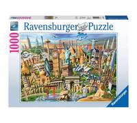 Sehenswürdigkeiten weltweit. Puzzle 1000 teile