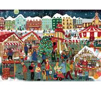 Ravensburger 2024 Christmas Market 1000 Piece Jigsaw Puzzle for Adults and Kids
