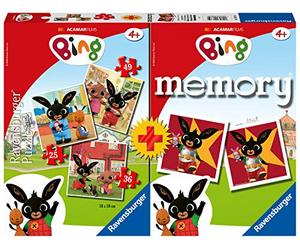 Ravensburger 20675 9 Multipack Memory et Puzzle de Bing, Puzzle et Jeu pour Enfants, Âge recommandé 4+