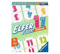 Ravensburger - 20947 Elfer Raus! Junior - Jeu de Cartes 2 à 6 Joueurs, Jeu à partir de 5 Ans pour Enfants et Adultes, Espace des Chiffres 1-20 - Cadeaux d'anniversaire