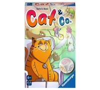 Ravensburger Jeu de plateau Cat & Co. 20964 – Jeu de mémoire aux dés – Dès 6 ans 2 à 5 joueurs