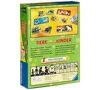 Ravensburger - 21403 - Jeu - Les Animaux Et Leurs Bébés - Langue : Allemand