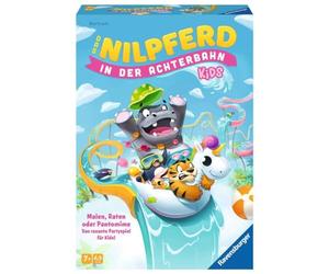 Ravensburger 22361 - L'hippopotame dans Les Montagnes Russes pour Enfants - Jeu de société pour Enfants et familles à partir de 7 Ans, pour 3 à 6 Joueurs - Jeu de société