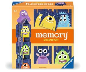 Ravensburger 22467 - Memory® Dimension. Le Jeu Classique Memory® à la Valeur ajoutée intéressante. pour 2 à 4 Fans de Memory® âgés de 4 Ans et Plus