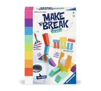 Ravensburger 22473-Make 'n' Break-Around The World société pour Toute la Famille avec Blocs de Construction-Jeu pour Adultes et Enfants à partir de 7 Ans-pour 2 à 5 Joueurs, 22473
