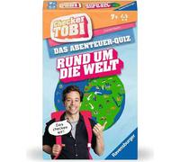 Ravensburger 23492 22492-Checker Tobi-Rund du Monde Le Quiz d'aventure à partir de 7 Ans, Quiz et Jeu de Participation pour Enfants et familles, pour 2 à 4 Joueurs