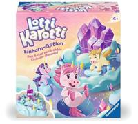 Ravensburger 22580 - Lotti Karotti Édition Licorne - Adaptation du célèbre Classique du Jeu avec Licornes - Jeu de Course Amusant pour 2 à 4 Enfants à partir de 4 Ans