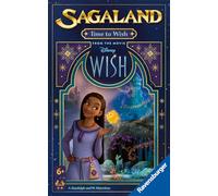 Ravensburger 22649 - Disney Wish Sagaland: Time to Wish - Mitbringspiel für 2-4 Spieler AB 6 Jahren mit den beliebten Charakteren aus dem Kinofilm Disney Wish: Time to Wish