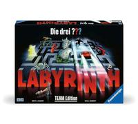 Ravensburger 22685 - Les Trois ? ? ? Labyrinth - Team Edition - La Version coopérative du Jeu Classique pour 2 à 4 Personnes âgées de 8 Ans et Plus avec Justus Jonas, Peter Shaw et Bob Andrews