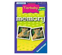 Ravensburger - 23013 - Memory de voyage - Les animaux et leurs petits - Langue : allemand