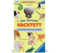 Ravensburger 23050 - Das tierische Kacktett, Quartett mit Tierkacke-Thema, jeu familial pour enfants à partir de 6 ans et adultes, pour 3-6 joueurs