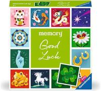 Ravensburger 23488 memory® moments - Good luck - Un jeu classique de Ravensburger pour 2 à 6 joueurs à partir de 3 ans. Avec 24 paires d'images représentant des symboles de chance du monde entier