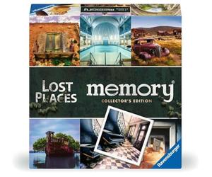 Ravensburger 23499 Collector's Memory® Lost Places - Le célèbre Jeu de mémoire Qui emmène 2 à 8 Joueurs âgés de 6 Ans et jusqu'à Certains des Plus Beaux lieux perdus du Monde