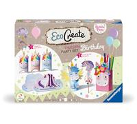 Ravensburger 23675 EcoCreate Celebrate Your Unicorn Birthday Kit de Bricolage pour Anniversaire d'enfant à partir de 6 Ans Motif Licornes
