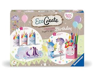 Ravensburger 23675 EcoCreate Celebrate Your Unicorn Birthday Kit de Bricolage pour Anniversaire d'enfant à partir de 6 Ans Motif Licornes