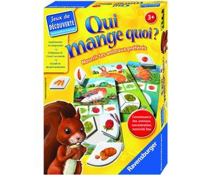 Ravensburger - 24255 - Jeu Educatif - Qui mange quoi ?