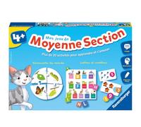 Ravensburger 24523 - Jeu Educatif - Mes Jeux de Moyenne Section - Coffret Complet éducatif - 20 activités Programme 2e année Maternelle - A partir de 4 Ans, Multicolore