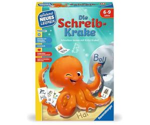 Ravensburger 24683 - The Writing Octopus - Apprendre de Nouvelles Choses par Le Jeu : Jeu éducatif pour Enfants, Jeu dès 6 Ans, Jeu d'apprentissage de l'écriture pour 1 à 4 Joueurs