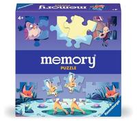 Ravensburger 24690 - Memory® Puzzle Animals at The Pond - pour 2 à 4 Fans de Memory® âgés de 4 Ans et Plus, Le Jeu de mémoire Classique de renommée Mondiale en Tant Que Jeu de Puzzle