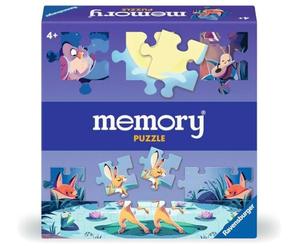 Ravensburger 24690 - Memory® Puzzle Animals at The Pond - pour 2 à 4 Fans de Memory® âgés de 4 Ans et Plus, Le Jeu de mémoire Classique de renommée Mondiale en Tant Que Jeu de Puzzle