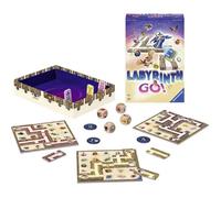 Ravensburger Jeu Familial 24699 - Labyrinthe Go! - Jeu de société pour 1 à 4 Personnes - Jeu de société à partir de 7 Ans
