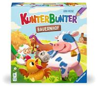 Ravensburger 24761 - Colourful Farm - Jeu de dés à colorier pour 1 à 4 Enfants de 5 Ans et Plus